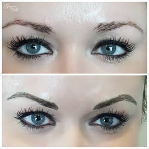 Eyebrow Tattoo result by Microblading Eyebrows - Glamour by Bo in Lewisville, TX