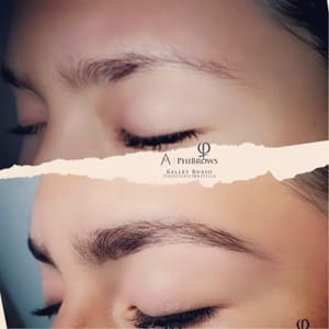 Eyebrow Tattoo result by Microblading Eyebrowsbykell in Visalia, CA