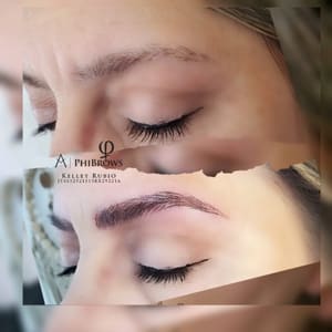 Eyebrow Tattoo result by Microblading Eyebrowsbykell in Visalia, CA