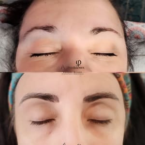 Eyebrow Tattoo result by Microblading Eyebrowsbykell in Visalia, CA
