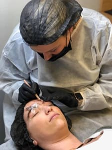 Eyebrow Tattoo result by Microblading in Glen Arm, MD
