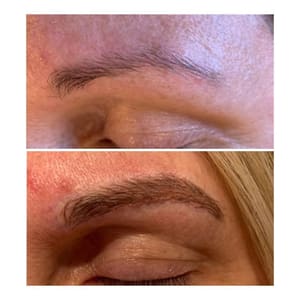 Eyebrow Tattoo result by Microblading in Glen Arm, MD