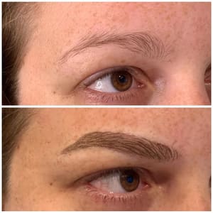 Eyebrow Tattoo result by Microblading in Glen Arm, MD