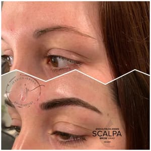 Eyebrow Tattoo result by Microblading in Glen Arm, MD