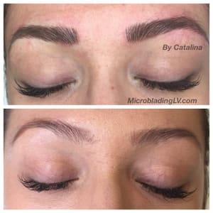 Eyebrow Tattoo result by Microblading in Las Vegas, NV