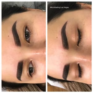 Eyebrow Tattoo result by Microblading in Las Vegas, NV