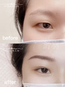 Eyebrow Tattoo result by 纤羽纹绣工坊(Microblading) in Tustin, CA