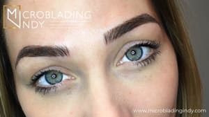 Eyebrow Tattoo result by Microblading Indy in Granger, IN