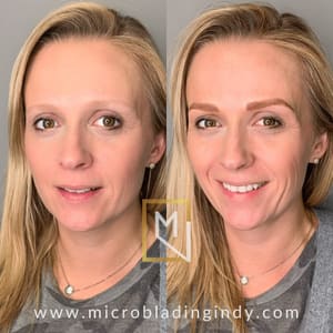Eyebrow Tattoo result by Microblading Indy in Granger, IN