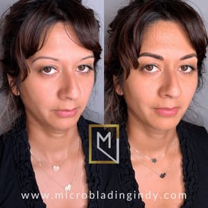 Eyebrow Tattoo result by Microblading Indy in Granger, IN