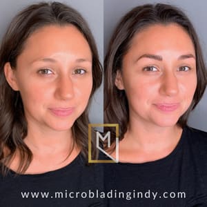 Eyebrow Tattoo result by Microblading Indy in Granger, IN