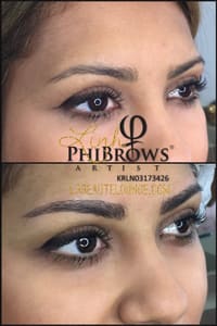 Eyebrow Tattoo result by Microblading La Beaute Lounge in Bentonville, AR