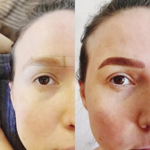 Eyebrow Tattoo result by Microblading & Lip Blushing in Culver City, CA
