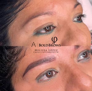 Eyebrow Tattoo result by Microblading & Ombre Brows MLobeauty in Wimberley, TX