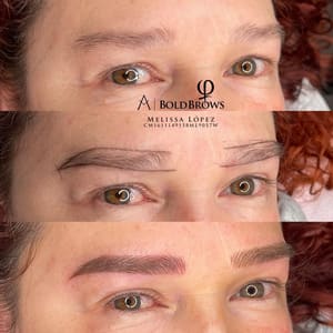 Eyebrow Tattoo result by Microblading & Ombre Brows MLobeauty in Wimberley, TX