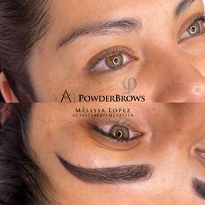 Eyebrow Tattoo result by Microblading & Ombre Brows MLobeauty in Wimberley, TX