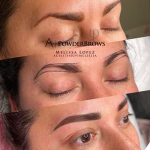 Eyebrow Tattoo result by Microblading & Ombre Brows MLobeauty in Wimberley, TX