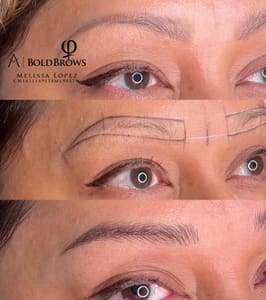 Eyebrow Tattoo result by Microblading & Ombre Brows MLobeauty in Wimberley, TX