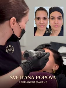 Eyebrow Tattoo result by Microblading. Permanent Makeup Rochester Svetlana Popova. in Rochester, NY