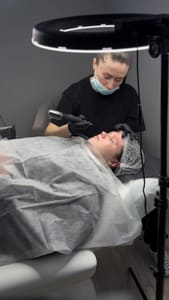 Eyebrow Tattoo result by Microblading. Permanent Makeup Rochester Svetlana Popova. in Rochester, NY