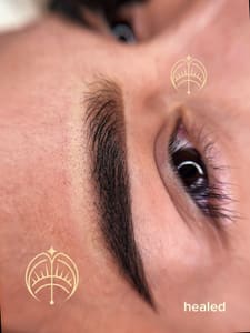 Eyebrow Tattoo result by Microblading. Permanent Makeup Rochester Svetlana Popova. in Rochester, NY