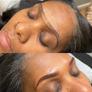 Eyebrow Tattoo result by Microblading RVA in Richmond, VA