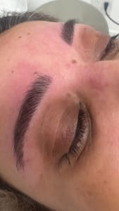 Eyebrow Tattoo result by Microblading San Diego LLC in Poway, CA