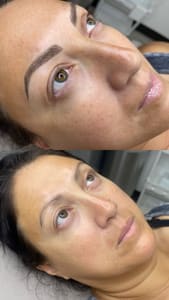 Eyebrow Tattoo result by Microblading Sara brow artists in Oceanside, CA