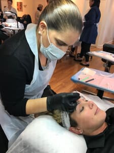 Eyebrow Tattoo result by Microblading Services & Training in Naperville, IL
