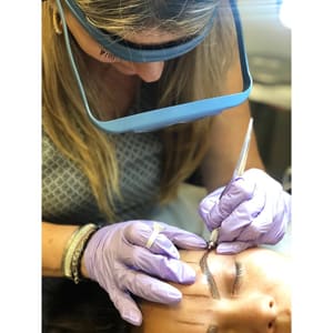 Eyebrow Tattoo result by Microblading, skin care, lashes & wax by Luisa in Missouri City, TX