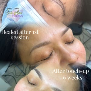 Eyebrow Tattoo result by Microblading Springfield | Simplee Brows & Beauty LLC in Springfield, MO