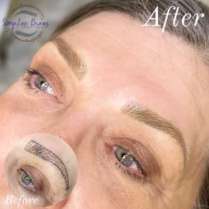 Eyebrow Tattoo result by Microblading Springfield | Simplee Brows & Beauty LLC in Springfield, MO