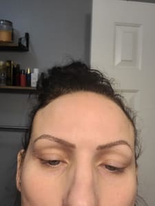 Eyebrow Tattoo result by Microblading Studio By Laurie Finney in Wichita Falls, TX
