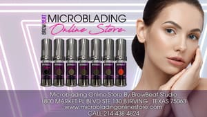 Eyebrow Tattoo result by Microblading Supplies By BrowBeat Studio in Irving, TX