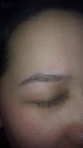 Eyebrow Tattoo result by Microblading & Threading in Dayton, OH