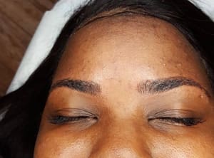Eyebrow Tattoo result by Microblading & Threading in Dayton, OH