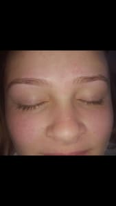 Eyebrow Tattoo result by Microblading & Threading in Dayton, OH