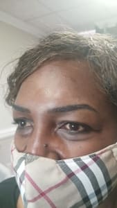 Eyebrow Tattoo result by Microblading Triad by Pure Platinum Labeled in Greensboro, NC