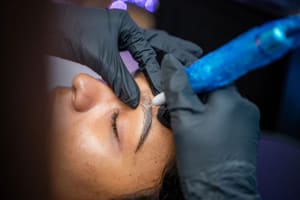 Eyebrow Tattoo result by Microblading Triad by Pure Platinum Labeled in Greensboro, NC
