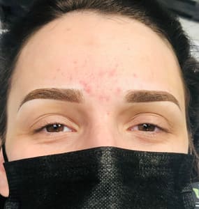 Eyebrow Tattoo result by Microblading with Kim in Clarksville, TN