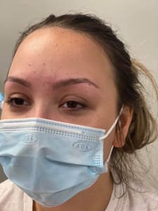 Eyebrow Tattoo result by Microblading with Kim in Clarksville, TN