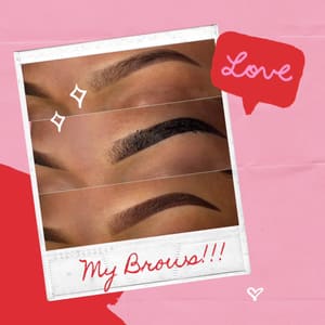 Eyebrow Tattoo result by Microbrowology Beauty Lab.... Microblading Powder Ombré Brows in Fort Lauderdale, FL