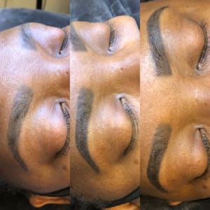 Eyebrow Tattoo result by Microbrowology Beauty Lab.... Microblading Powder Ombré Brows in Fort Lauderdale, FL