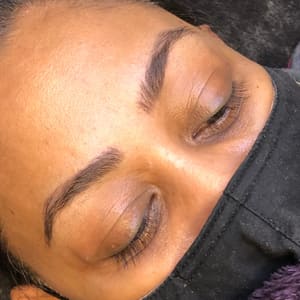 Eyebrow Tattoo result by Microbrowology Beauty Lab.... Microblading Powder Ombré Brows in Fort Lauderdale, FL