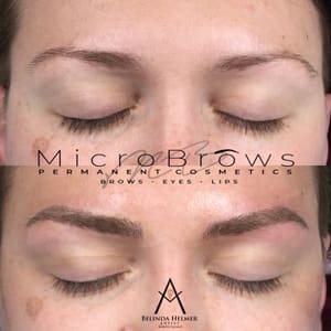 Eyebrow Tattoo result by Microbrows Permanent Cosmetics in Metairie, LA