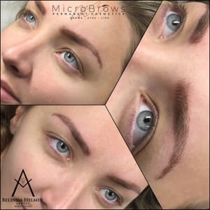 Eyebrow Tattoo result by Microbrows Permanent Cosmetics in Metairie, LA