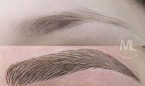 Eyebrow Tattoo result by MicroLine PMU: SMP Clinic in Montclair, NJ