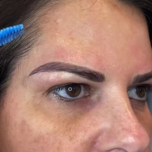 Eyebrow Tattoo result by MicroMasterHk in Harvey, LA