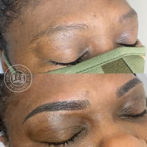 Eyebrow Tattoo result by MicroMasterHk in Harvey, LA