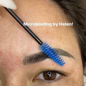Eyebrow Tattoo result by MicroMasterHk in Harvey, LA